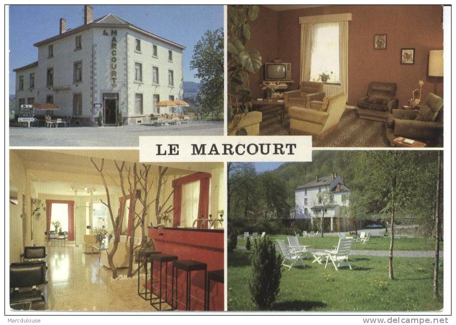 Marcourt-sur-Ourthe (Rendeux). Hôtel De Villégiature "Le Marcourt". Direction Paul Et Josiane Nollevaux-Trembloy. 4 Vues - Rendeux