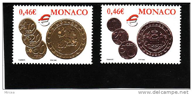 Monaco Yv.no.2356/7 Neufs** - Other & Unclassified