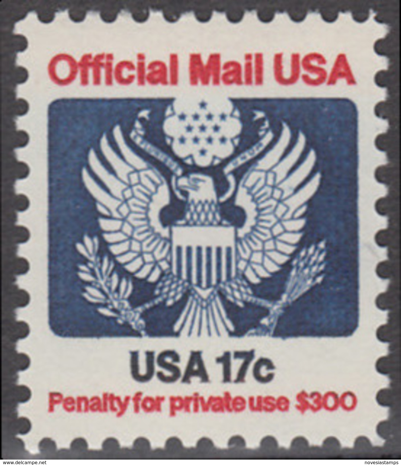 !a! USA Sc# O130 MNH SINGLE - Great Seal - Dienstmarken