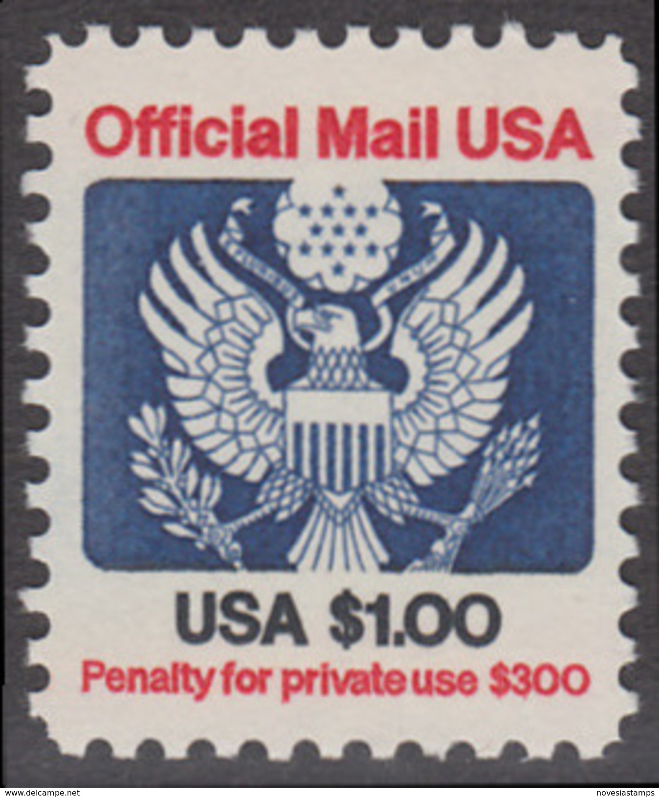 !a! USA Sc# O132 MNH SINGLE - Great Seal - Dienstzegels