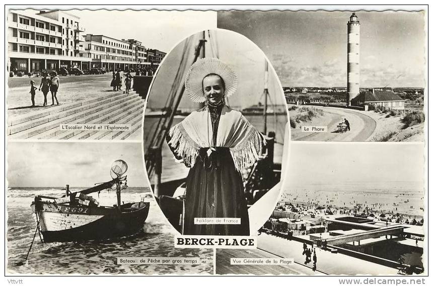 CPSM - 44 - LA PLAINE-SUR-MER : Le Port Giraud, Edit. Combier (circulée, 1961) - La-Plaine-sur-Mer