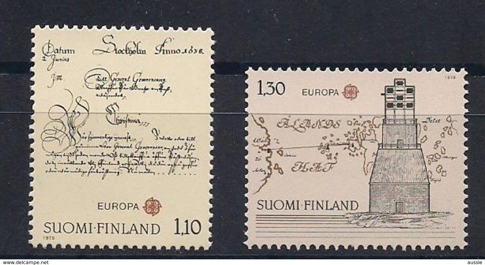 Cept 1979 Finlande Finland Suomi Yvertn° 806-07 *** MNH Cote 7,50 € Europa - 1979