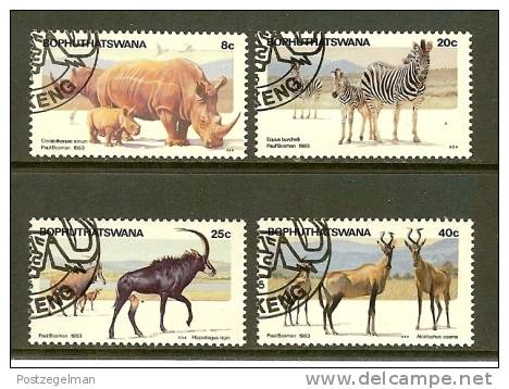 BOP 1983 CTO Stamp(s) Game Reserve 100-103 - Game