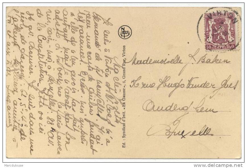 Virton. Les Rives Du Ton Et Le Carmel. De Oevers Van De Ton. Timbre - Postzegel N° 284. - Virton