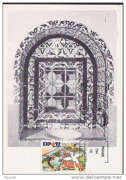 ESPAGNE Carte Maximum Num-Yvert 2664 EXPOSITION UNIVERSELLE SEVILLE - Cartoline Maximum