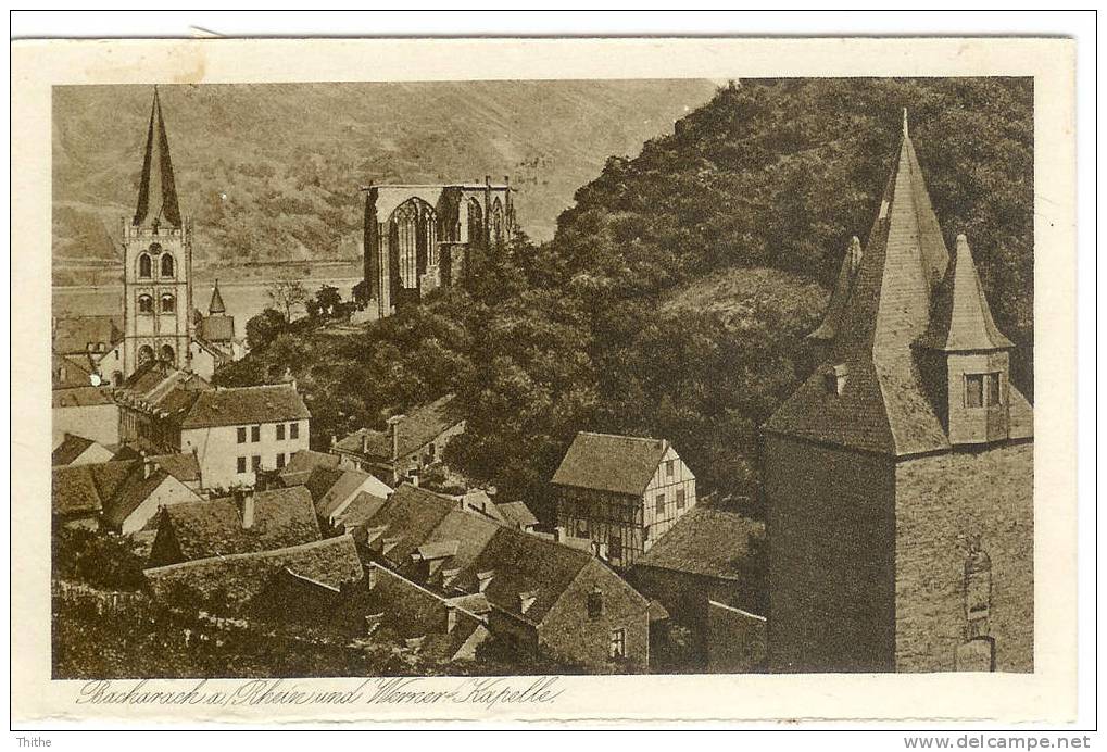 BACHARACH A. Rhein Und Werner Kapelle - Bacharach