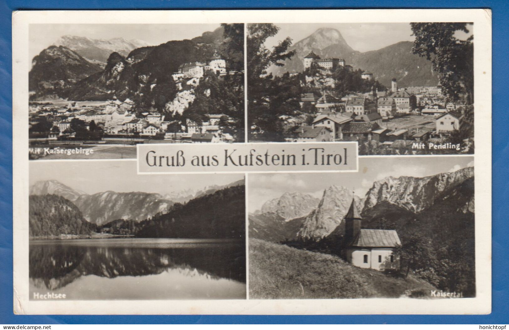 Österreich; Kufstein In Tirol; Multibildkarte; 1939 - Kufstein