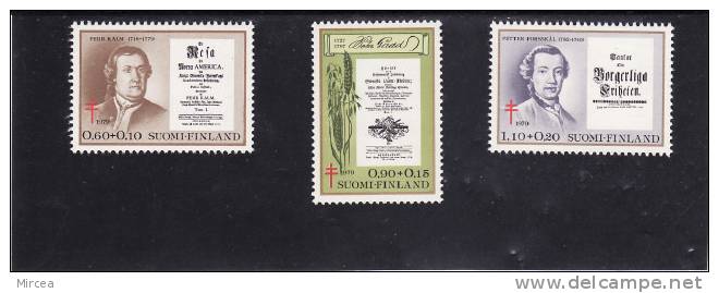 Finlande 1979  - Yv.no.808/10 Neufs** - Unused Stamps