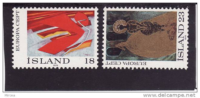 C2624 - Islande 1975 -  Yv.455/6 Neufs** - Nuevos