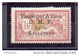 SYR 46 - YT PA 12 * - Unused Stamps