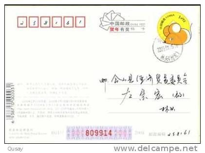 2008 Beijing Olympic Games Emblem And Mascot  , Pre-stamped Card , Postal Stationery - Ete 2008: Pékin