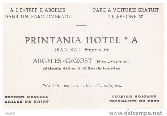 D65 - ARGELES-GAZOST  - Hotel PRINTANIA - Argeles Gazost