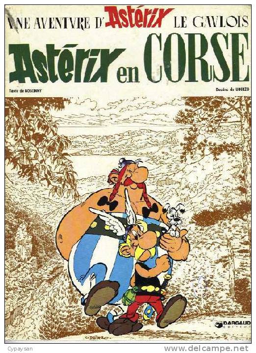 ASTERIX EN CORSE EO BE- 2e-1973 - Astérix
