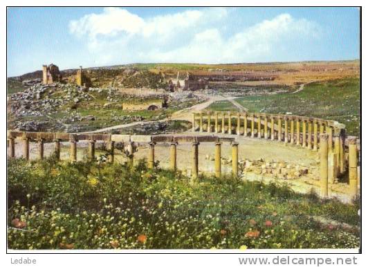 C3788-CPM - JERASH, The Forum And The Temple Of Zeus - Giordania