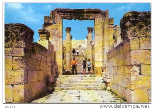 C3763-CPM - JERASH, Entrance Of The Chambers Area - Giordania