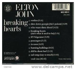 ELTON  JOHN  ° BREAKJING HEATS  °   10  TITRES  TITRES    CD NEUF - Altri - Inglese