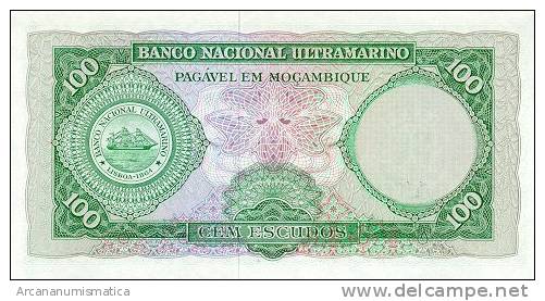 MOZAMBIQUE  100 ESCUDOS(1.976)  27-3-1.961  KM#117  PLANCHA/UNC/SC    DL-2576 - Mozambico