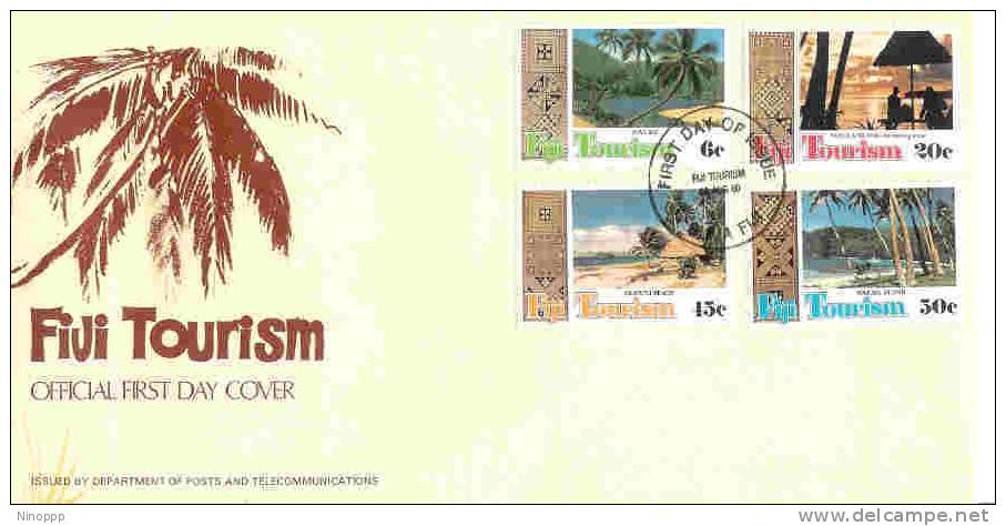 Fiji-1980 Tourism  FDC - Fiji (1970-...)