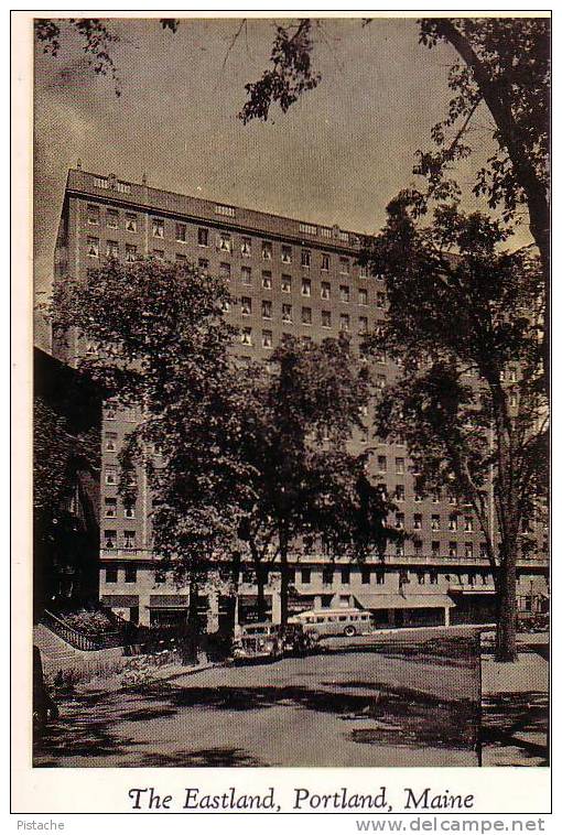 Portland ME - The Eastland - Années 1950 - Jamais Utilisée - Lumitone Photoprint - Portland