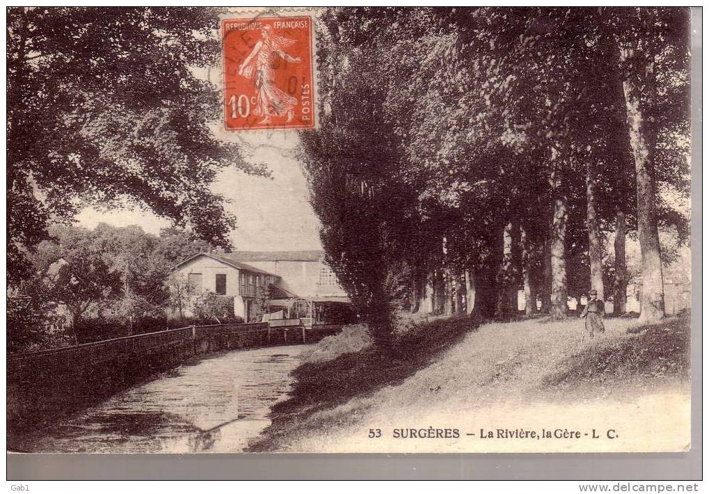 17 --- Surgeres --  La Riviere , La Gere - Surgères