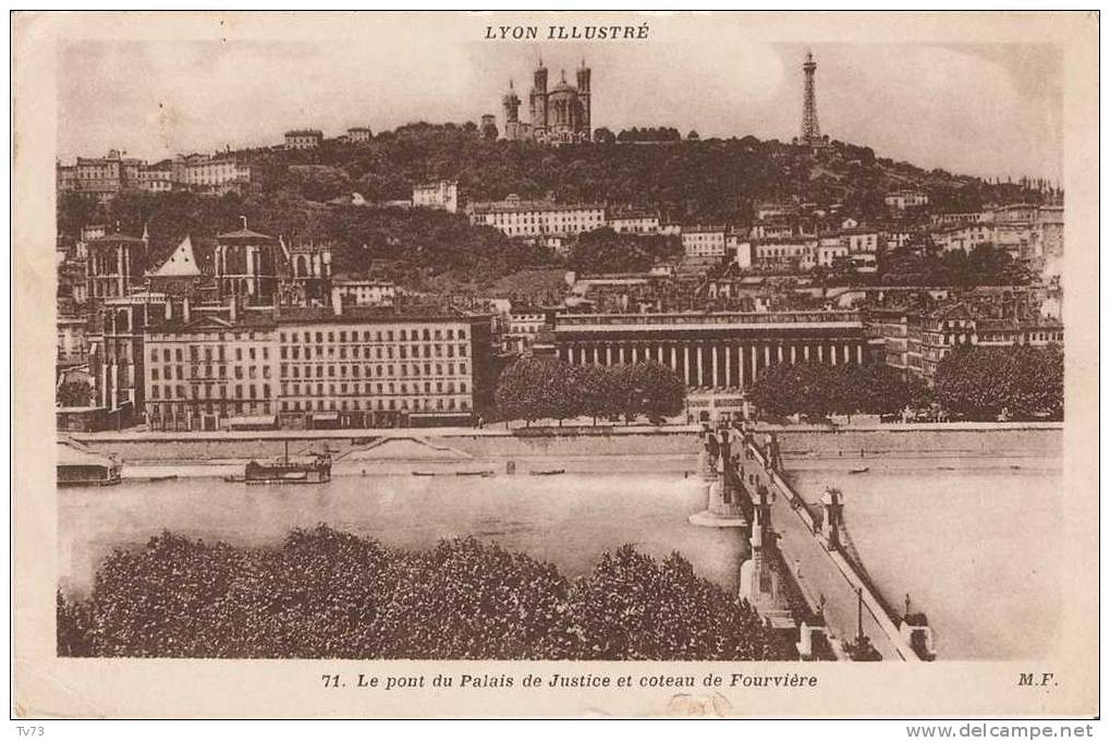 CpE0606 - LYON (2e) - Pont Du Palais De Justice .. - (69 - Rhone) - Lyon 2