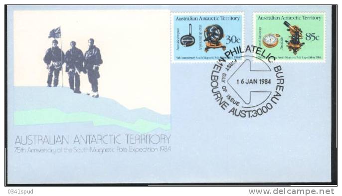 1984  Australia  AAT  Pôle Sud  Polo Sud  South Pole FDC - FDC