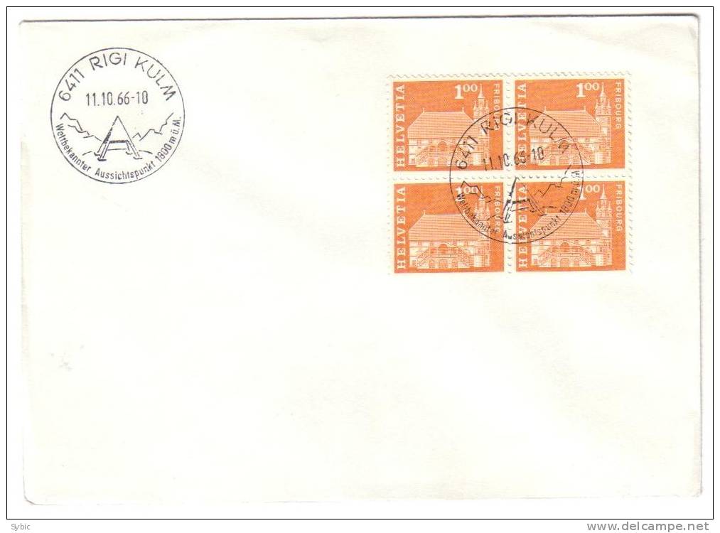SUISSE - 11/10/1966 - Lettres & Documents