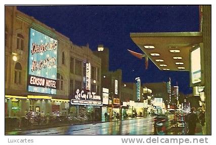 YONGE STREET AT NIGHT. TORONTO .ONTARIO.CANADA. - Toronto