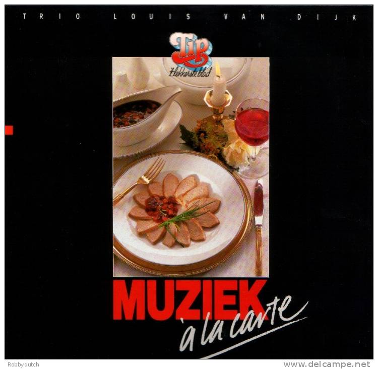 * LP * TRIO LOUIS VAN DIJK - MUZIEK À LA CARTE (Holland 1987 Ex!!!) - LOUIS VAN DYKE - Jazz