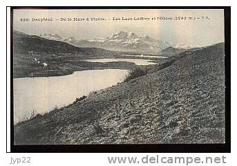 Jolie CP Ancienne 38 Dauphiné De La Mure à Vizille Les Lacs Laffrey Et L'Obliou - Ed E.R. 638 - Vizille