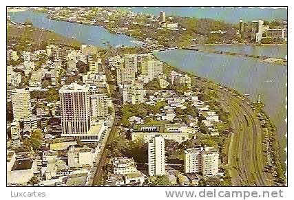 SECTION OF THE MODERN CITY OF SAN JUAN .PUERTO RICO. - Puerto Rico