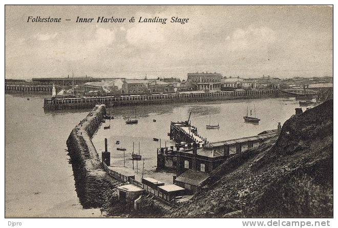 Folkestone  Inner Harbour And Landing Stage - Folkestone