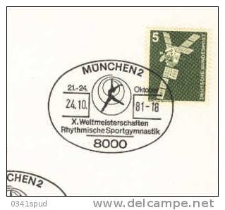 1981 Allemagne Munchen  Gymnastique  Gymnastics Ginnastica - Gymnastik