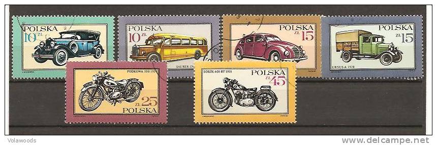 Polonia - Serie Completa Usata: Automezzi Storici - Autres (Terre)