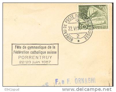 1957 Suisse Porrentruy  Gymnastique  Gymnastics Ginnastica - Gymnastics