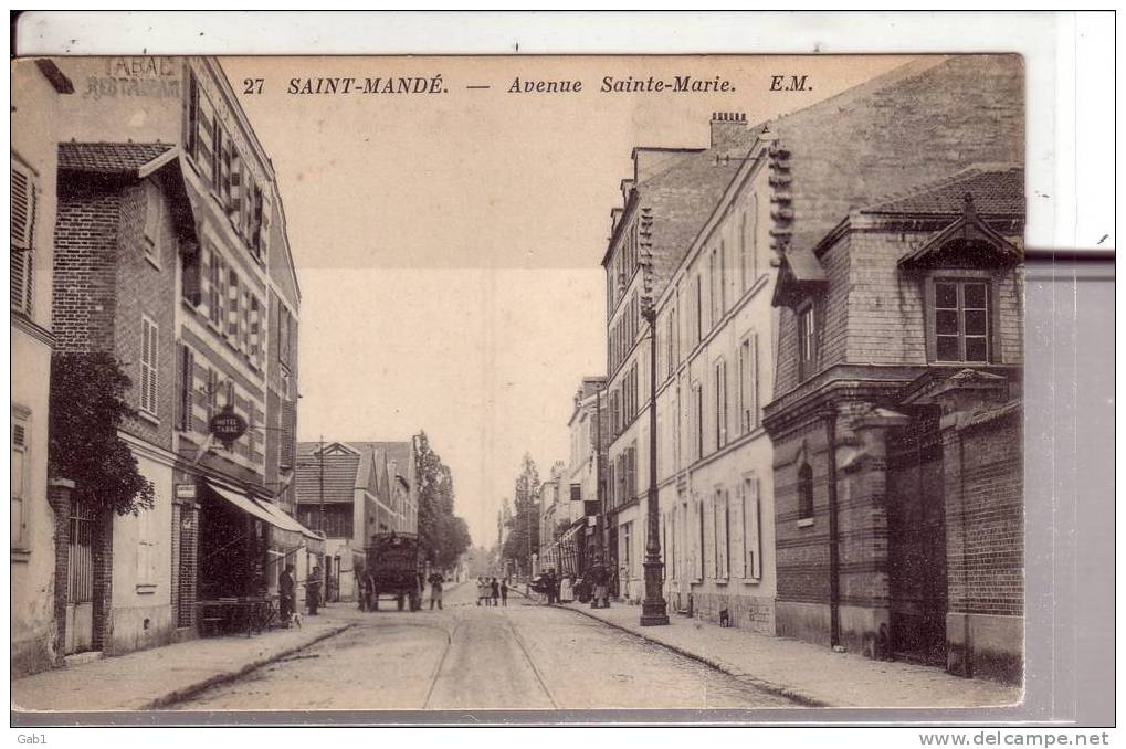 94 -- Saint - Mande --- Avenue Sainte - Marie - Saint Mande