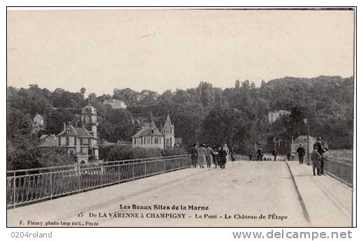 De La Varenne à Champigny - Le Pont - Le Château De L'Etape - Souain-Perthes-lès-Hurlus