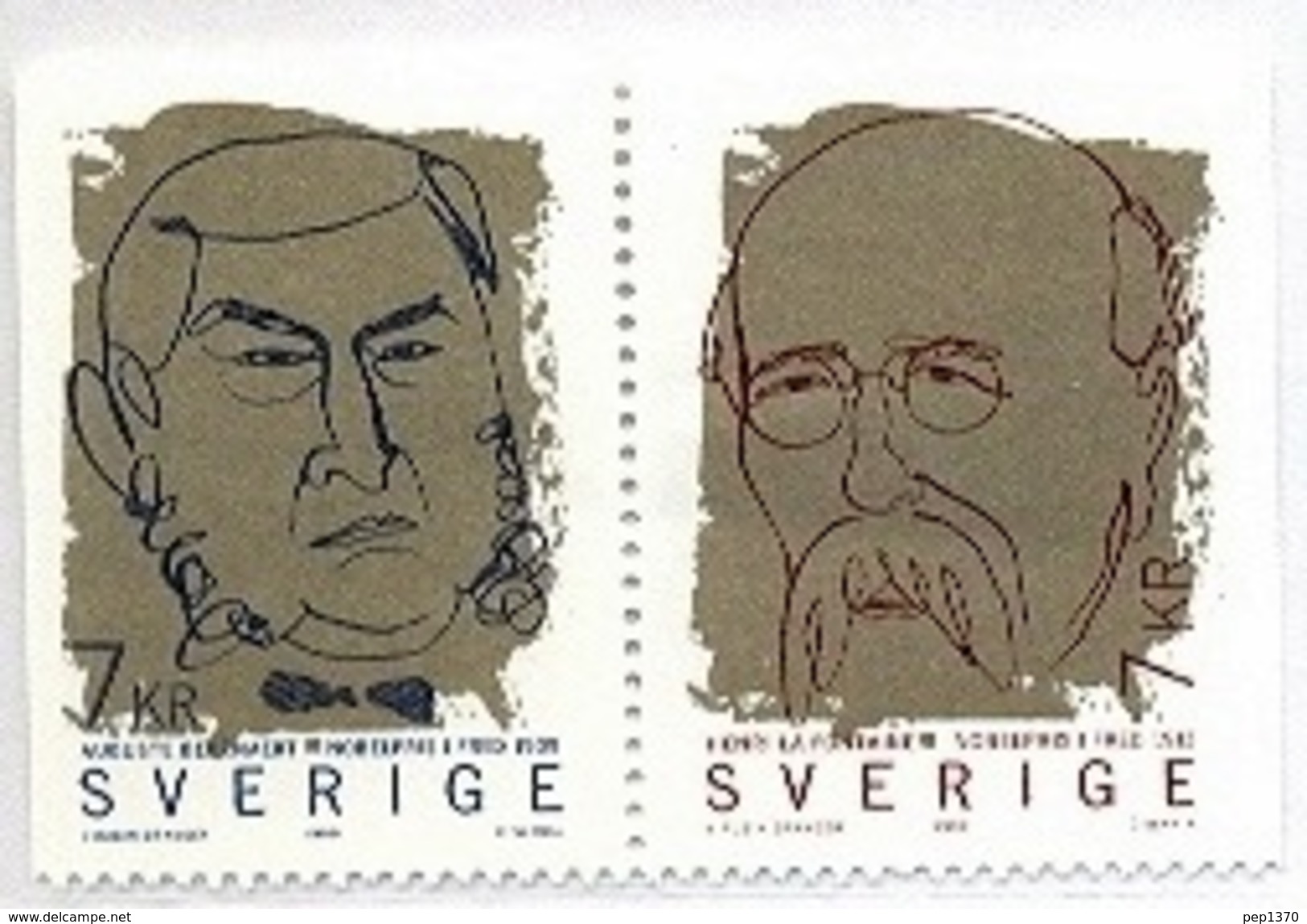 SUECIA 1999 - PREMIOS NOBEL - YVERT 2123-2124** - Neufs