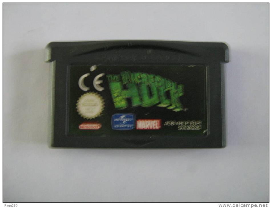 JEU POUR CONSOLE GAME BOY ADVANCE Et DS   INCREDIBLE HULK - Game Boy Advance