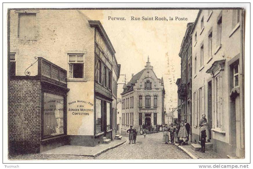 C2299 - PERWEZ - Rue Saint Roch, La Poste - Perwez