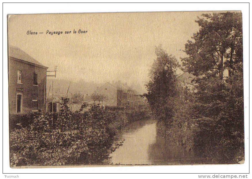 7207 - GLONS - Paysage Sur Le Geer - Bassenge