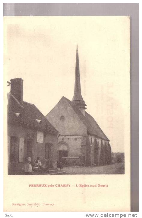 89 --- Perreux  Pres Charny ....  L´Eglise  ( Sud Ouest  ) - Charny