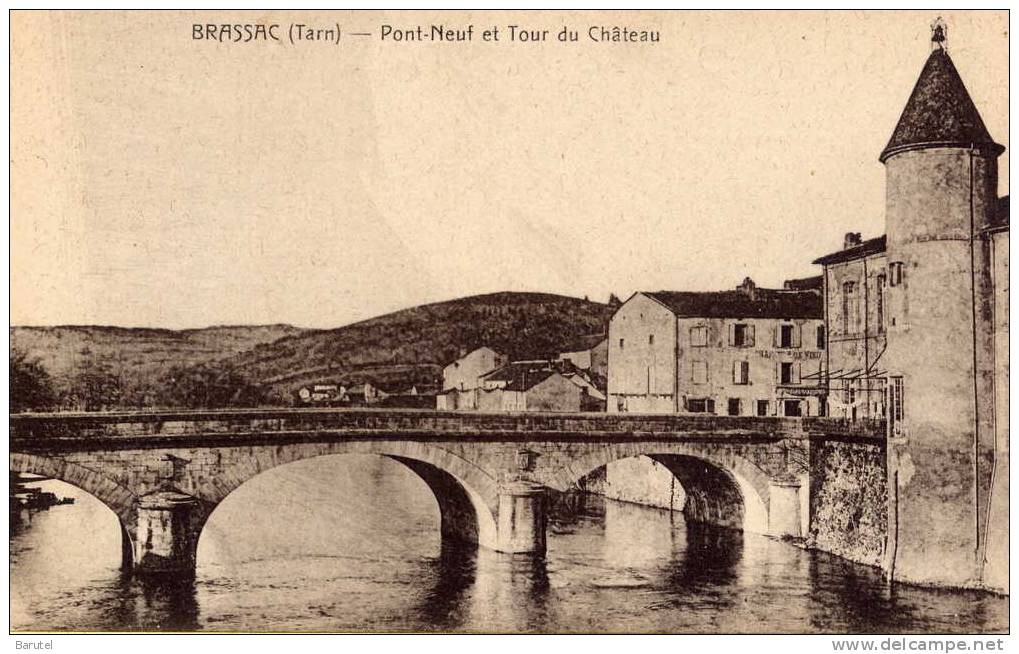 BRASSAC - Pont Neuf Et Tour Du Château - Brassac