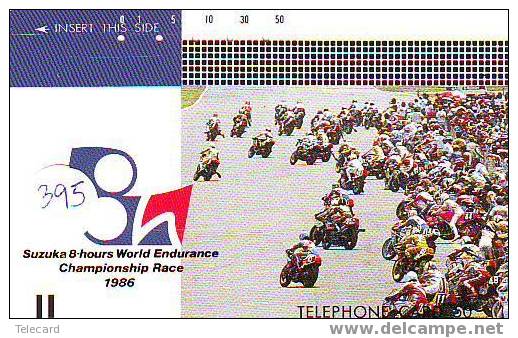 MOTORSPORT MOTORRACE Sur Telecarte Japan (395) - Sport