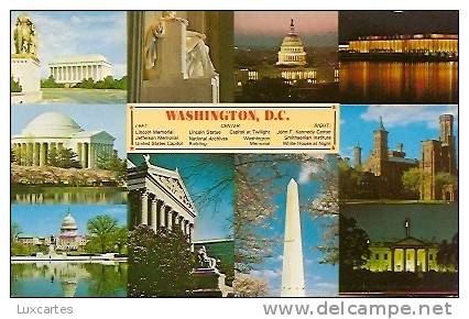 WASHINGTON D.C. THE NATION'S CAPITAL. - Washington DC