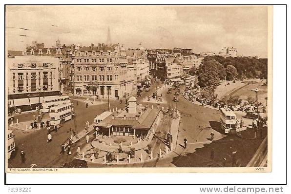 BOURNEMOUTH The Square N° W226/CPA Circulée 1947/Timbre Décollé!! - Bournemouth (desde 1972)
