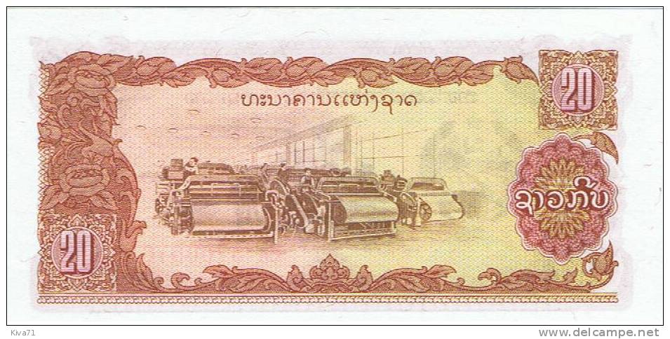 20 Kip  "LAOS"         UNC    Ro 39 - Laos