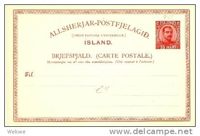 ISL043 / ISLAND -  Ganzsachenkarte P 58 ** - Postal Stationery