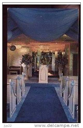 Jolie CP Etats Unis Amérique Nevada Las Vegas Circus Circus Hôtel Chapel Of The Fountain Wedding Chapel - Pas écrite - Las Vegas