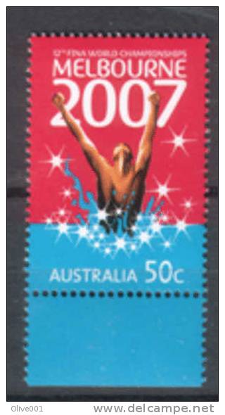 Timbres D'Australie 2007 ** SUPERBE. - Swimming